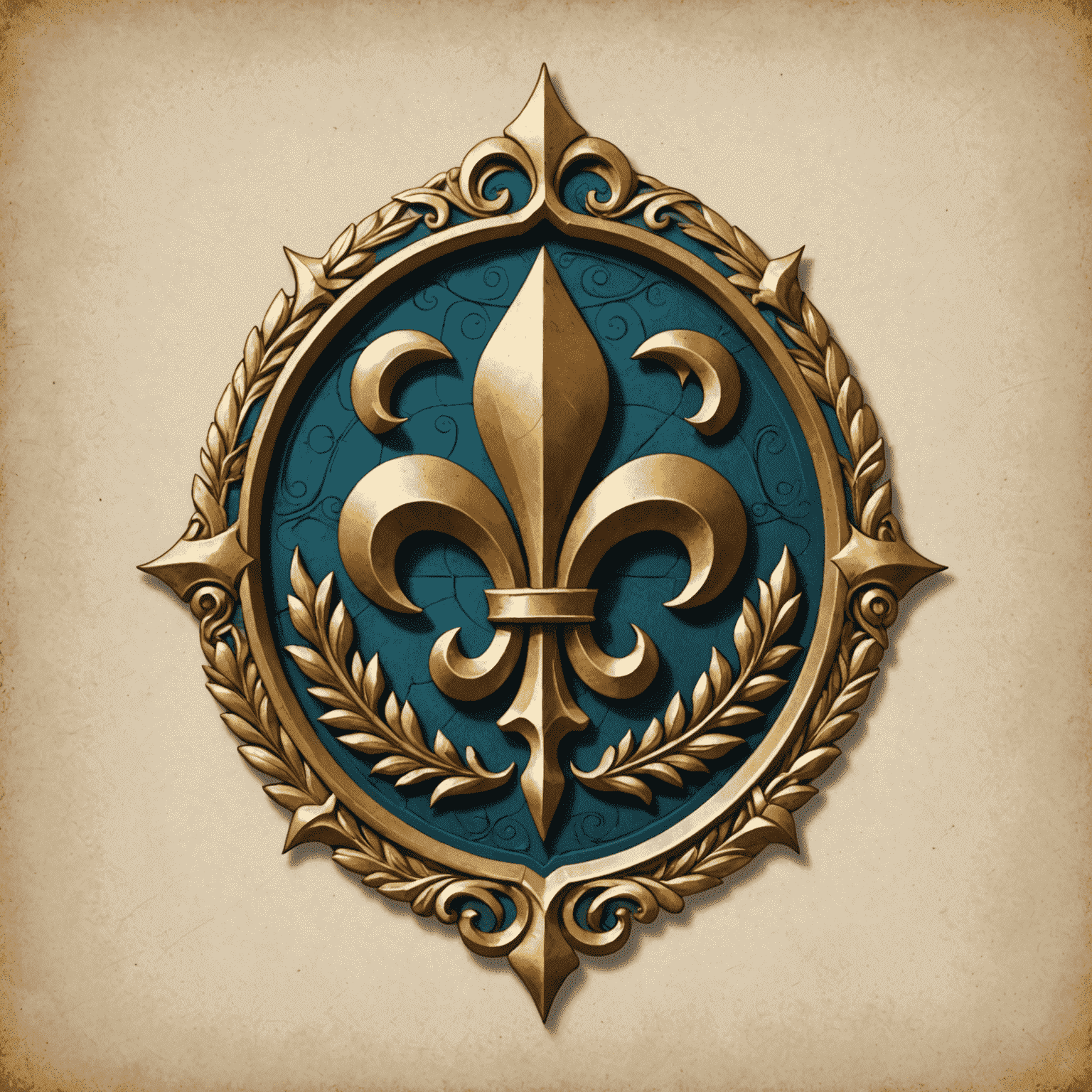 Jeanne D'Arc Consulting Company Logo featuring a stylized fleur-de-lis and armor elements